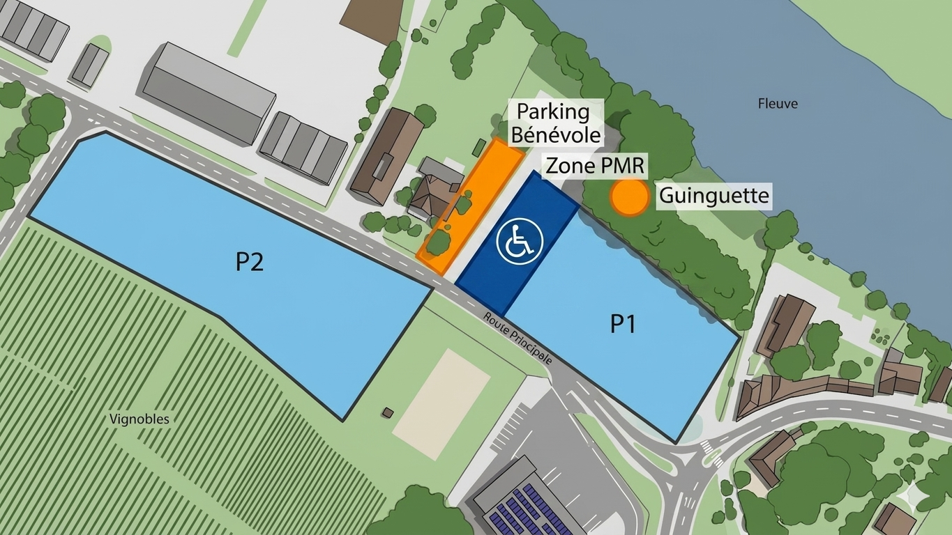 Plan des parkings